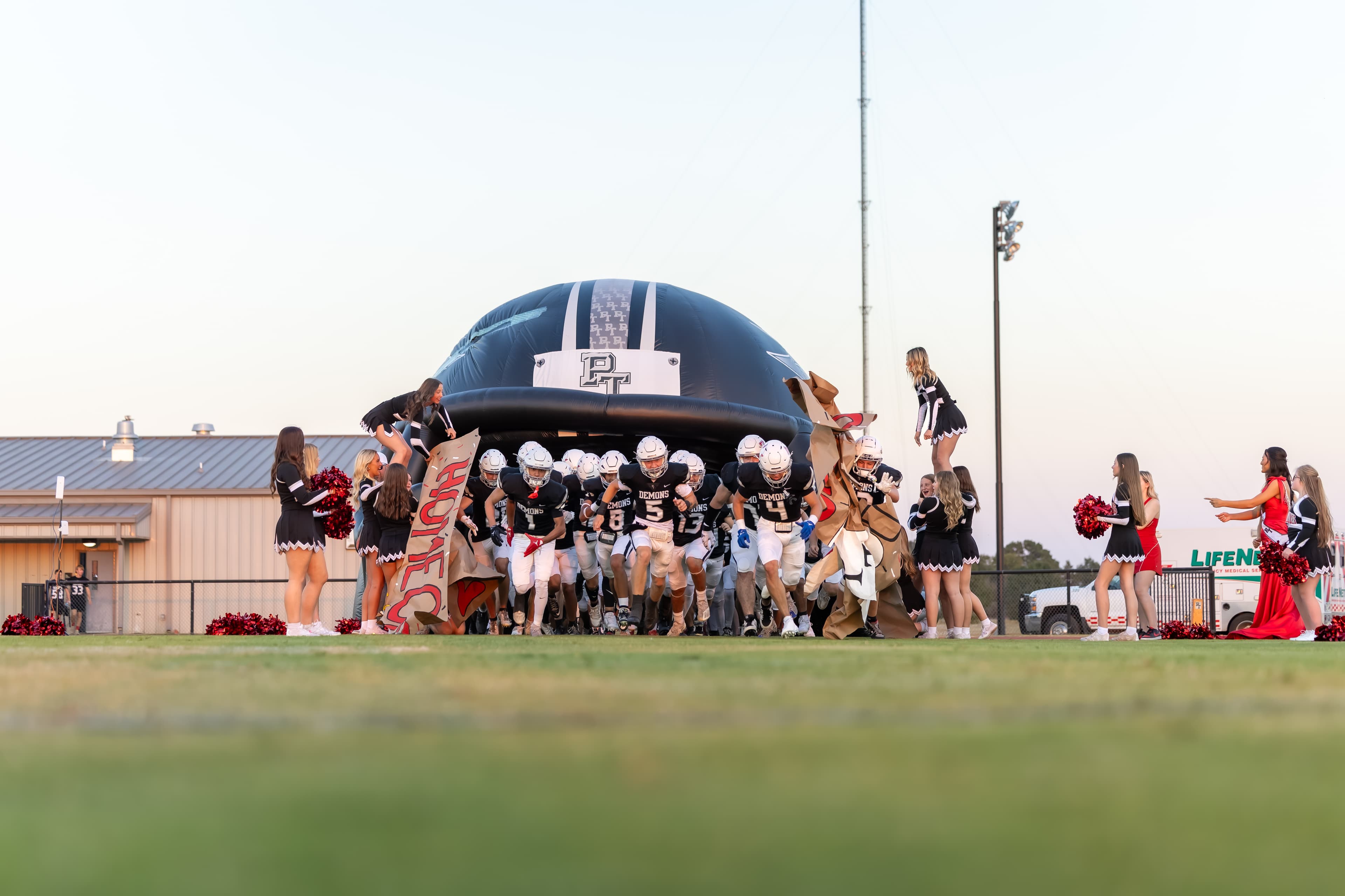 Perkins Demons Football schedule card