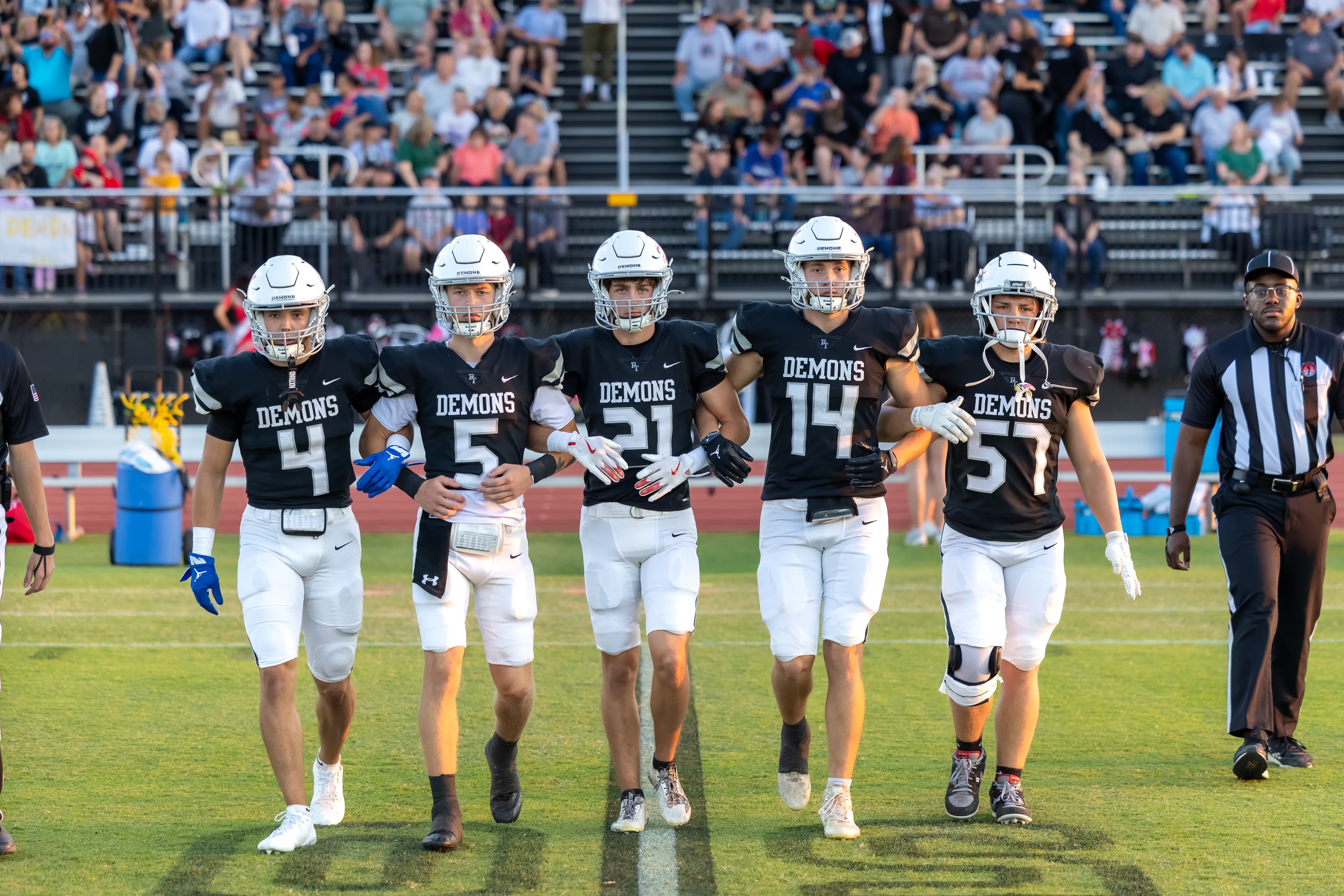 Perkins Demons Football roster card